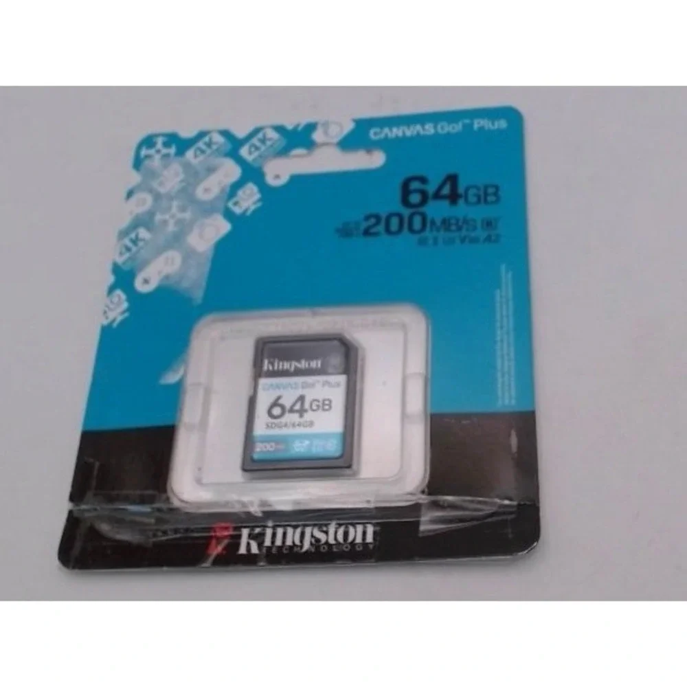 SDG4-64GB Canvas Go SD Card, BRAND NEW, SEALED